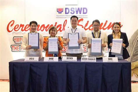 DSWD, other agencies, sign IRR of Parent Effectiveness Service Progra.